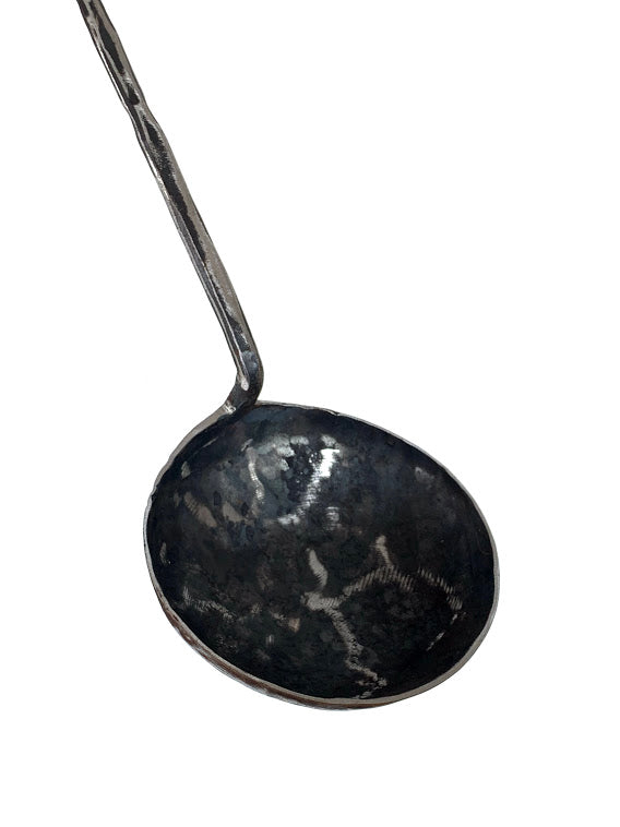 Hand Forged Iron Egg Spoon