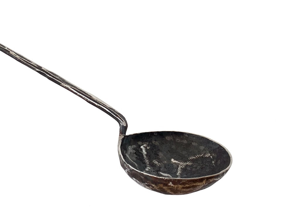 Hand Forged Iron Egg Spoon