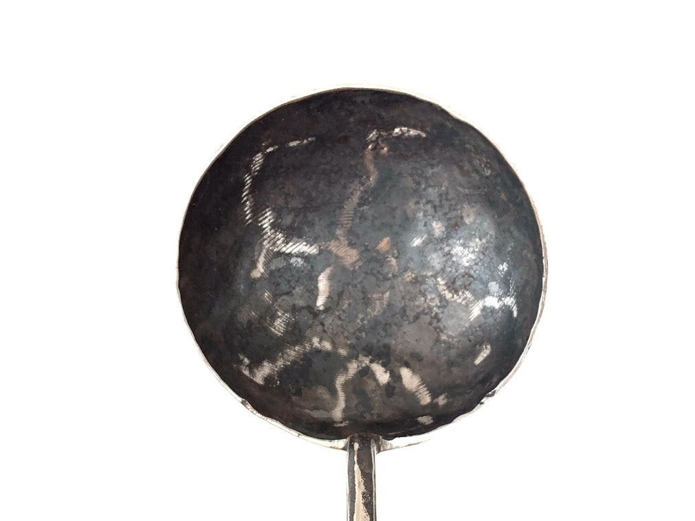 Hand Forged Iron Egg Spoon