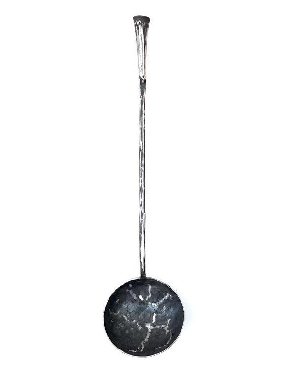 Hand Forged Iron Egg Spoon