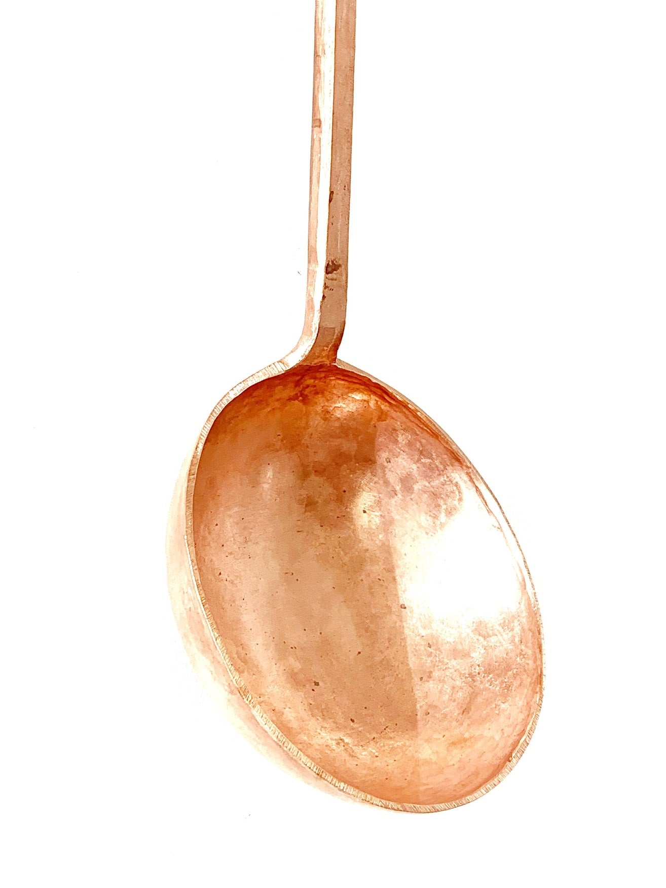 Hand Forged Copper Egg Spoon
